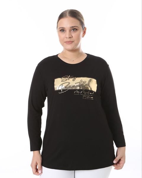 Picture of CURVY GIRL LONG SLEEVE T SHIRT